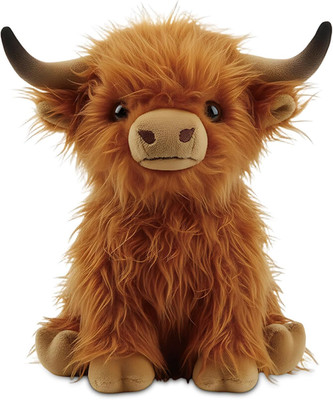 Hochlandrind Kuscheltier, Niedlich Hochlandkuh Plüschtier, Highland Cow Kuschelt