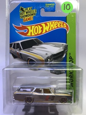 2014 Hot Wheels HW Workshop ZAMAC 010 Hurst '70 Chevelle SS Wagon #245/250