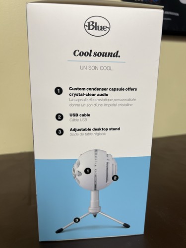 Logitech Blue Snowball Ice Plug and Play USB Microphone White - 第 3/6 張圖片