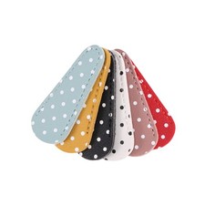 6 Pieces Embroidery Scissors Sheath Polka Dot Scissors  Cover Scissors9077