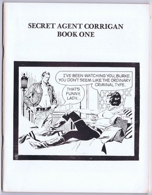 COMIC ART SHOWCASE # 2 SECRET AGENT CORRIGAN Comic Mag 1980 Al Wiliamson