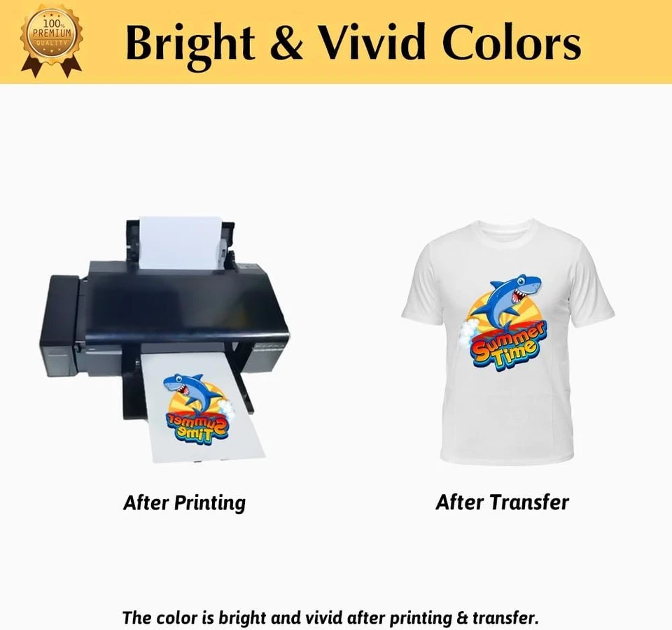 TransOurDream Tru-Heat Transfer Paper Light for Heat Press Machine Printable - Image 4 of 4