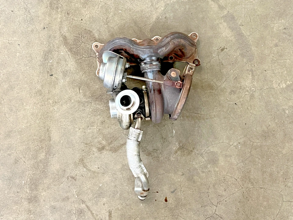 ⭐2007-2013 BMW 335XI 335I E90 E92 TURBOCOMPRESOR TRASERO CON COLECTOR DE ESCAPE LOTE2541 Foto 3 de 4