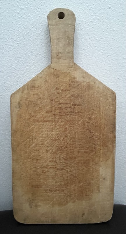Rustic Primitive Farmhouse Tombstone Paddle Wood Cutting Board Large 7/8" Thick