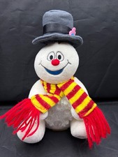 Gemmy Frosty The Snowman Plush Dancing Singing Light-up Snowflake 10" Doll