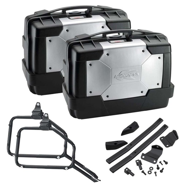 Kappa KGR33 Laterale Koffer + Rahmen Honda NC 750 X 2023-2025 33LT Aluminium-image