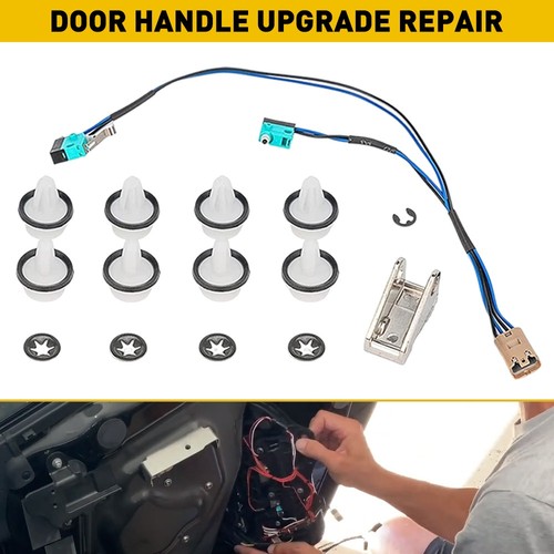 Labwork Door Handle Rebuild Kit For Tesla Model S (2012-2017) – Stainless Steel Upgrade (1042845-00)