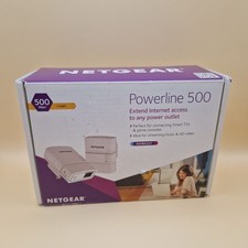 Netgear Powerlne 500 x2 Adaptors Wifi Extender XAVB5221 Wireless Ethernet Cables