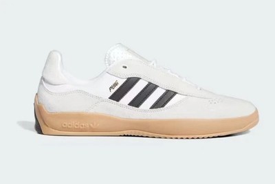 ADIDAS PUIG Shoes IF4632 White Black Gum Lucas Pro Skateboard Shoe Size 11-11.5