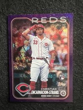 2024 Topps Update Christian Encarnacion-Strand  Purple Foil RC /799 Reds
