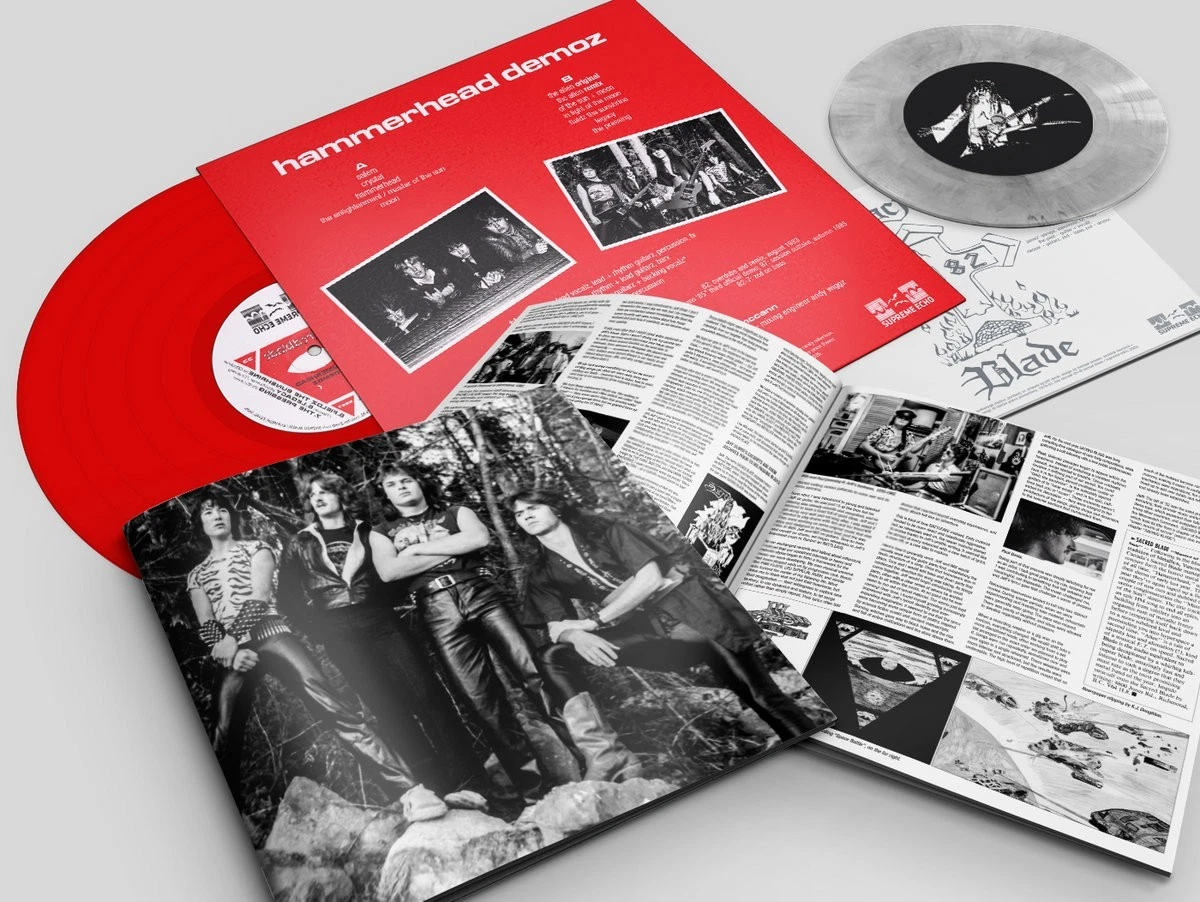 SACRED BLADE – Hammerhead Demoz + Battleaxe Echoez (1981-85) LP + 7" (LIM.150 )
