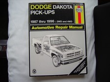 Dodge Dakota Pick-up Truck 1987-1996 Shop Service Repair Manual Wiring Diagrams