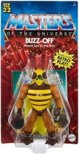 Masters of the Universe Origins Buzz-Off Figure New for 22 Mattel Retro Play New
