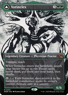 x1 Vorinclex // The Grand Evolution MOM MTG 301 SHOWCASE BORDERLESS MYTHIC 1x