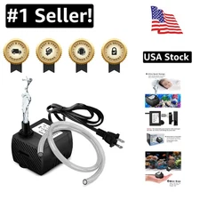 Adjustable 95GPH Submersible Water Pump with Cleaning Accessories & Suction Cups