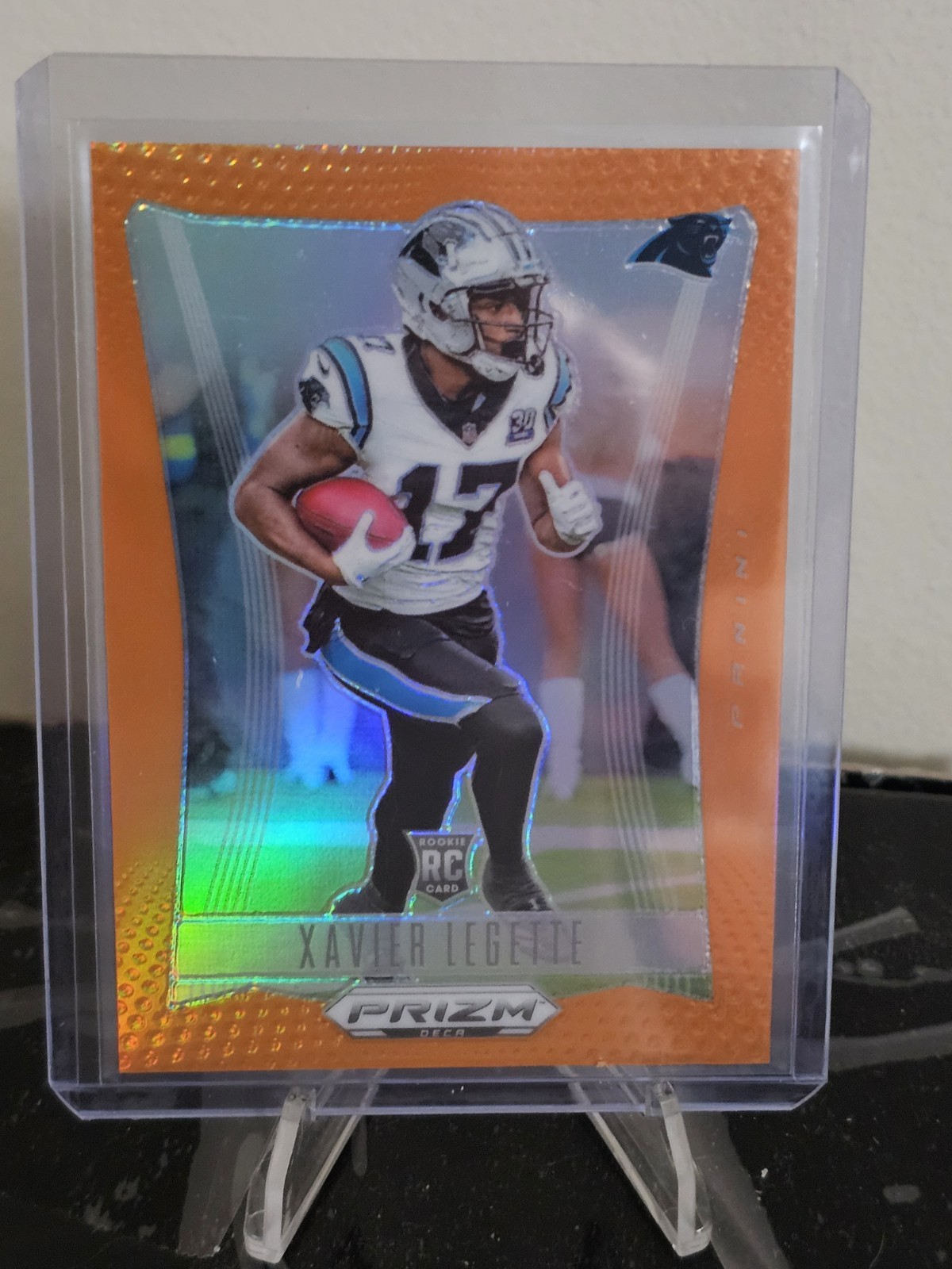 2024 Panini Prizm Deca - Xavier Legette #44 Orange Prizm /49 (RC)