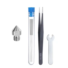 3D Nozzles Kit, TC4 Titanium Alloy Nozzles 0.2mm, Nozzle Cleaning Needles