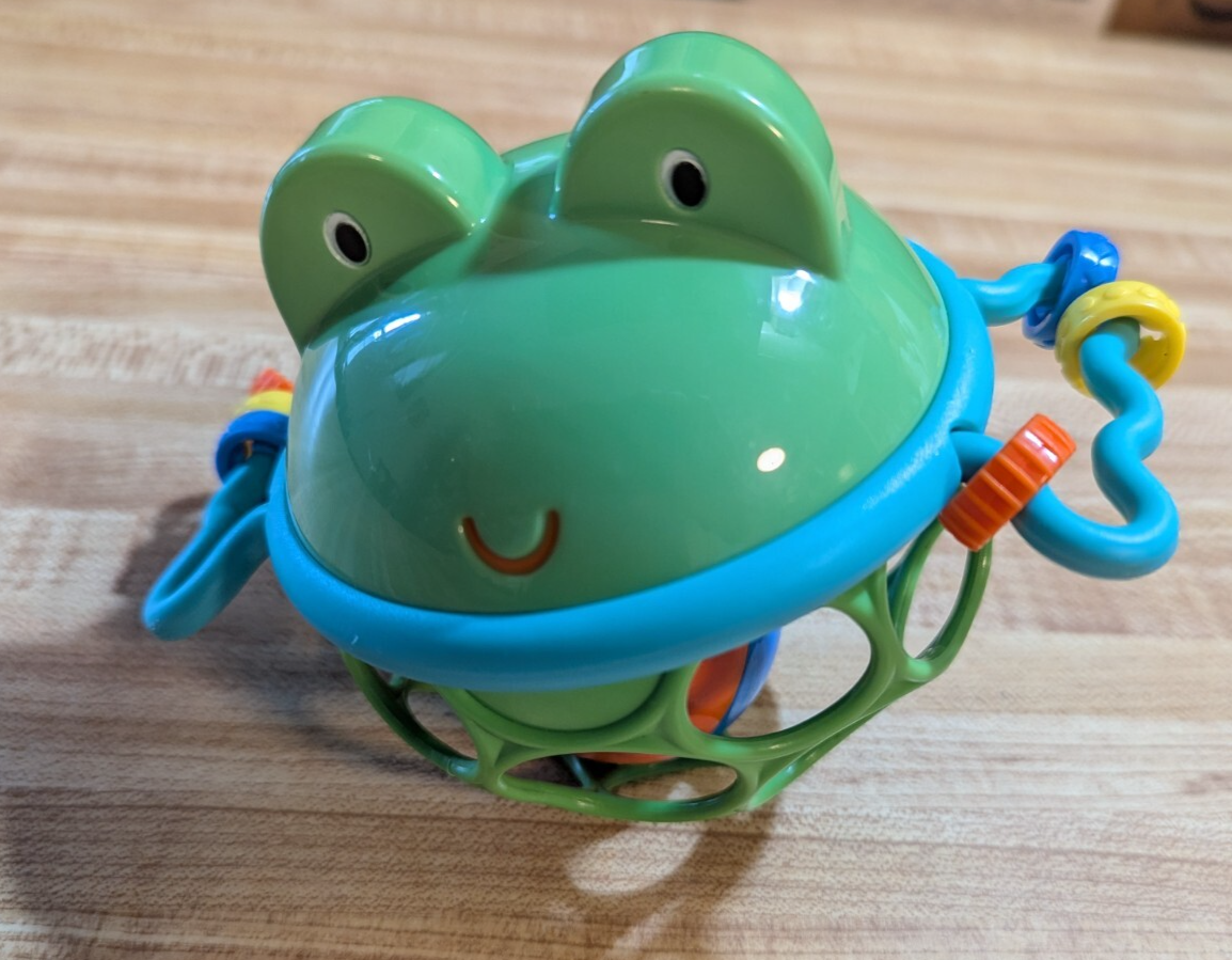 Fisher Price Bright Starts Egg Toy Bright Starts Baby O-Ball BPA