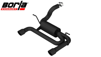 Borla ATAK Black Axle-Back Exhaust Kit For 2018-2024 Jeep Wrangler JL/JLU 3.6L