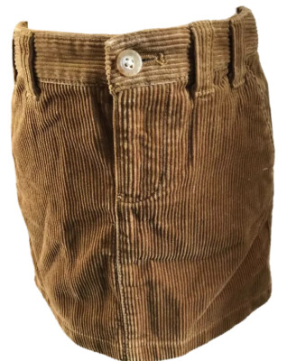 Ralph Lauren Corduroy Skirt 5 Brown Camel 110/116 Corduroy Cord Skirt Cord Skirt Like New *N