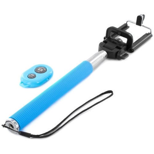 Monopod Selfie Stick Telescopic& Built-in Bluetooth Wireless Remote Phone Holder - Picture 4 of 10