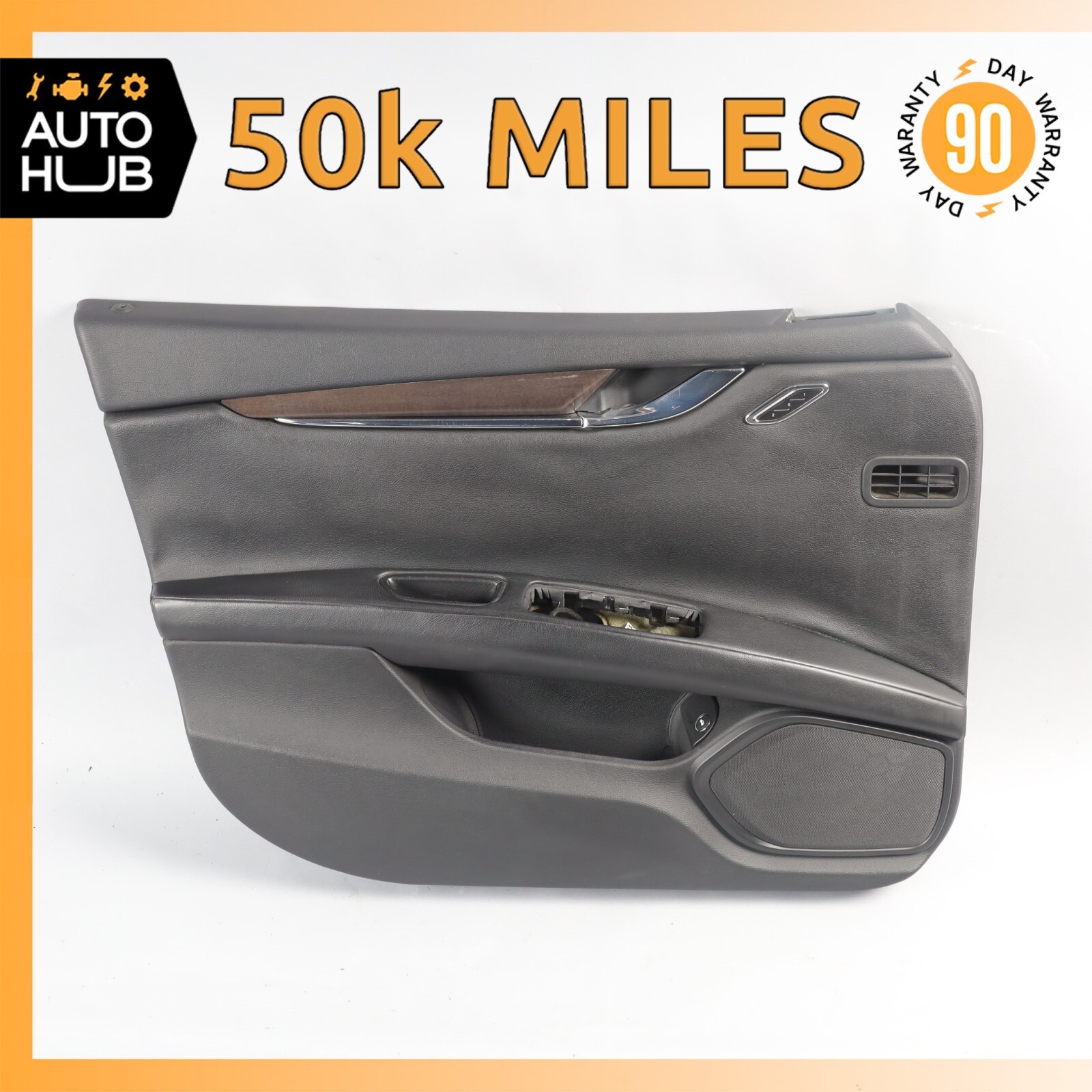 14-17 Maserati Quattroporte M156 S Q4 Front Left Side Interior Door Panel OEM