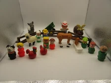 Vintage Fisher Price and Other Brands Farm Animals and Figures