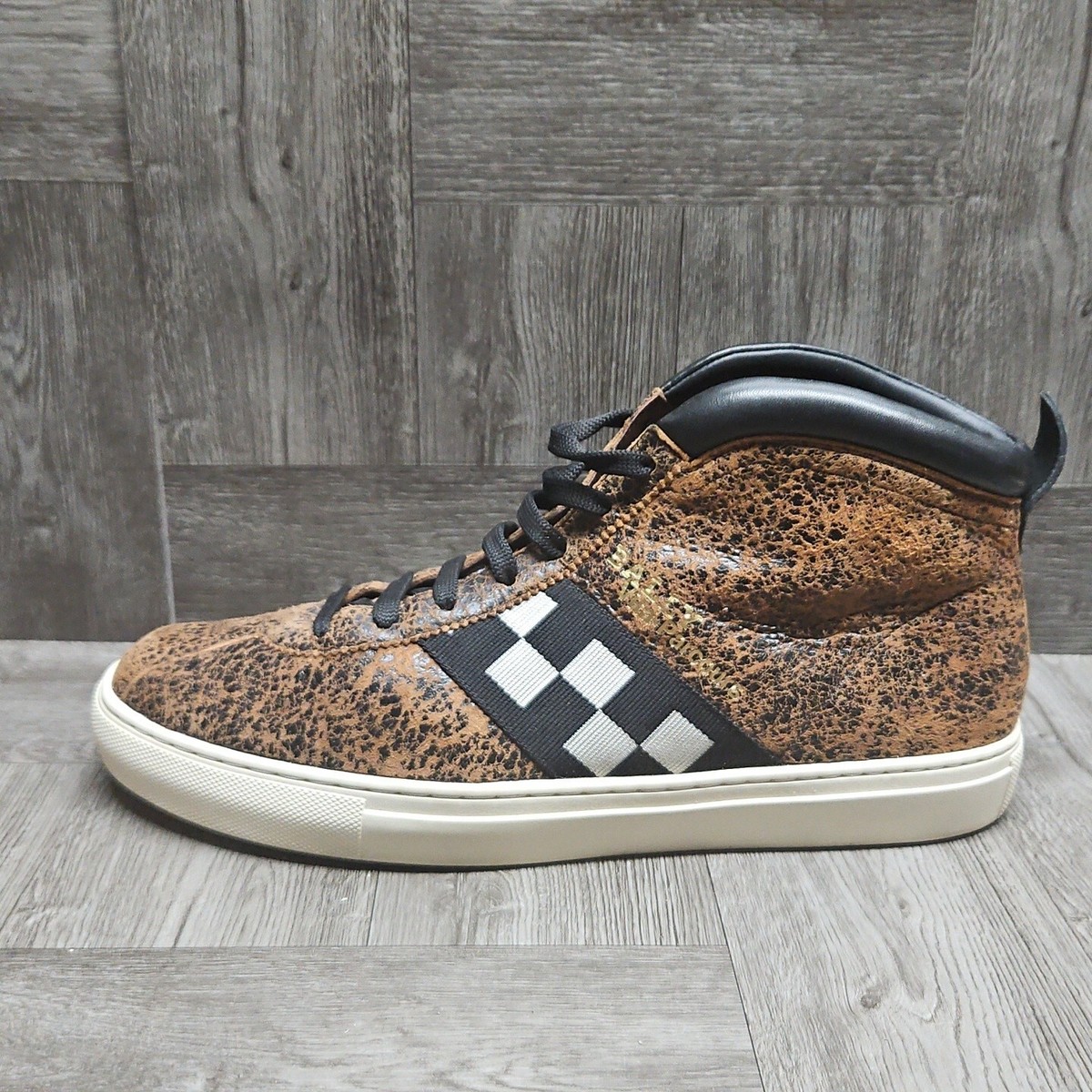 BALLY SWITZERLAND VITA PARCOURS 404 DISTRESSED LEATHER HIGH