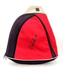 Vintage Gemline Coca Cola Crossbody Sling Shoulder Bag Backpack Bookbag