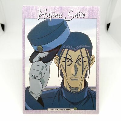 80 Saito Hajime Rurouni Kenshin Samurai X Card DASS Masters JUMP