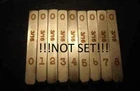 NOT SET 3/16 inch Number Stamp  for Harley Davidson Punch WLA WLC ....