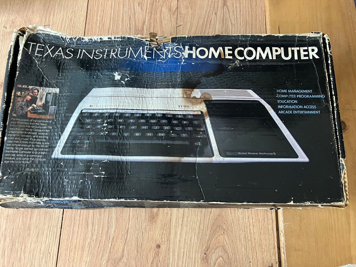 Texas Instruments TI-99/4A Computer - In Box - Untested | eBay