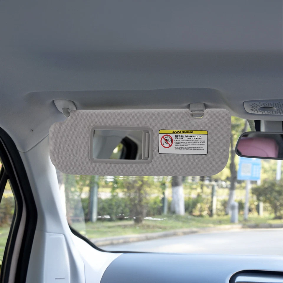 Espejo de maquillaje parasol izquierdo gris lado del conductor para Hyundai Elantra MD 11-16 Foto 2 de 4