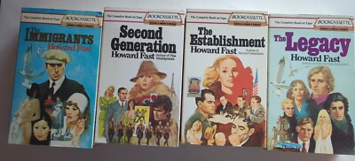 Howard Fast Audio Cassette Immigrants Second Generation Establishment Legacy Lot