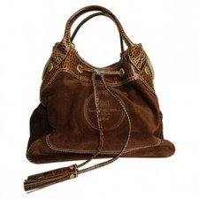 IT BAG !! Sac Seau XXL Cuir & Croco  LANCEL INCLINATION Moka * NEUF