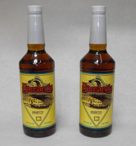 (2 Pack) Gourmet AMARETTO SYRUP 32oz. Coffee Drink & Italian Soda Flavor - Afbeelding 1 van 1