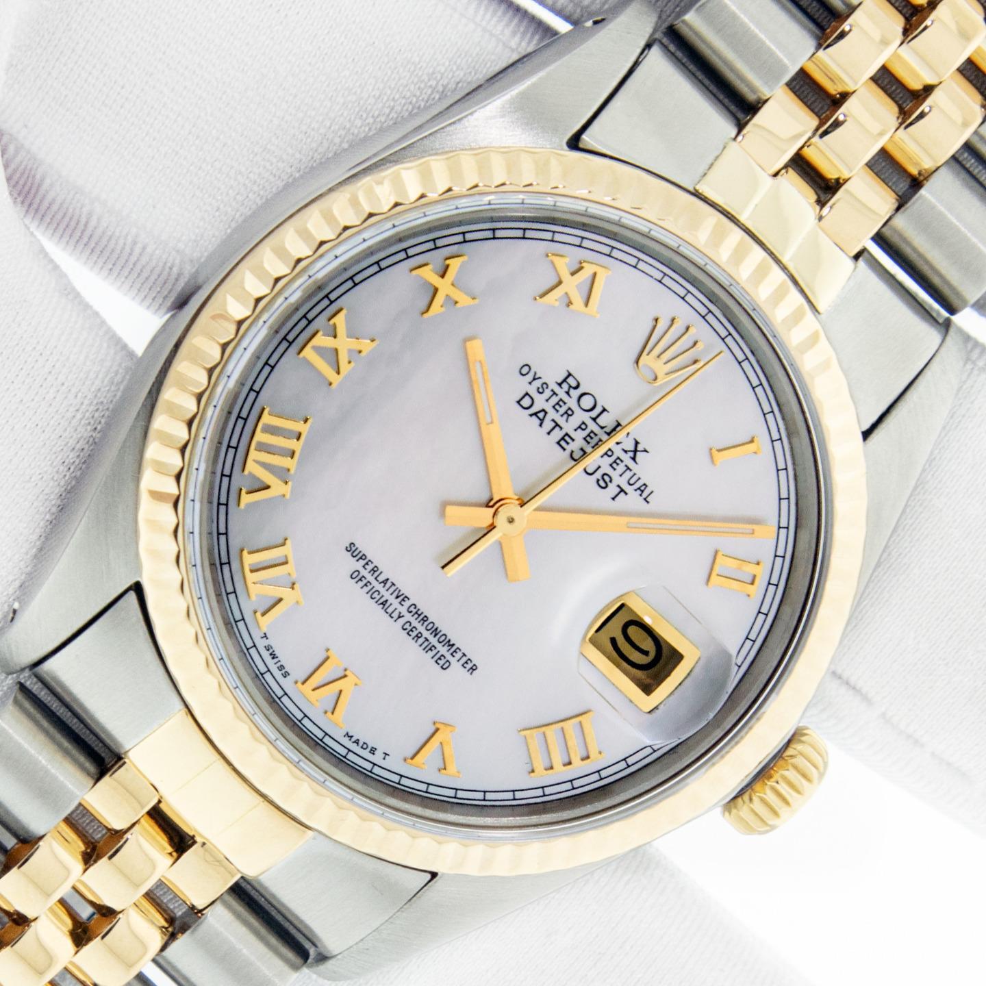 Rolex DateJust 36 MOP Steel and