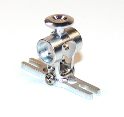 Alu CNC Rotorkopf E-flite Blade mCPX Tuning Silber