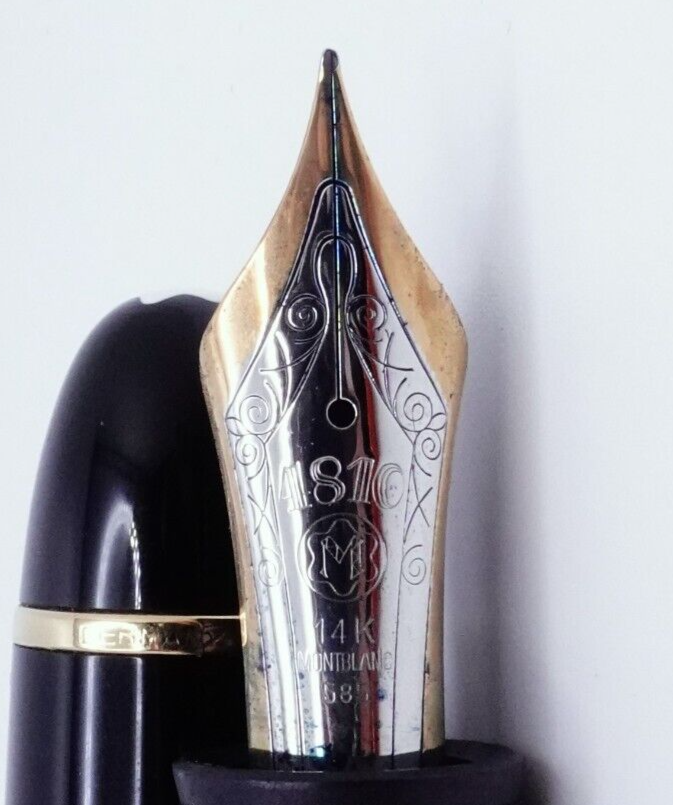 筆記具 montblanc meisterstuck no 149 14K Montblanc Meisterstuck 149 Gold Coated with 14K Gold Nip Black