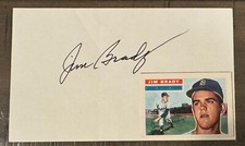 JIM BRADY SIGNED 3X5 INDEX CARD MLB AUTO DETROIT TIGERS AUTOGRAPH D 2024
