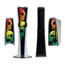 For PS5 Pro Console Precise Cutting Sticker Cover Host Center Halloween Decal