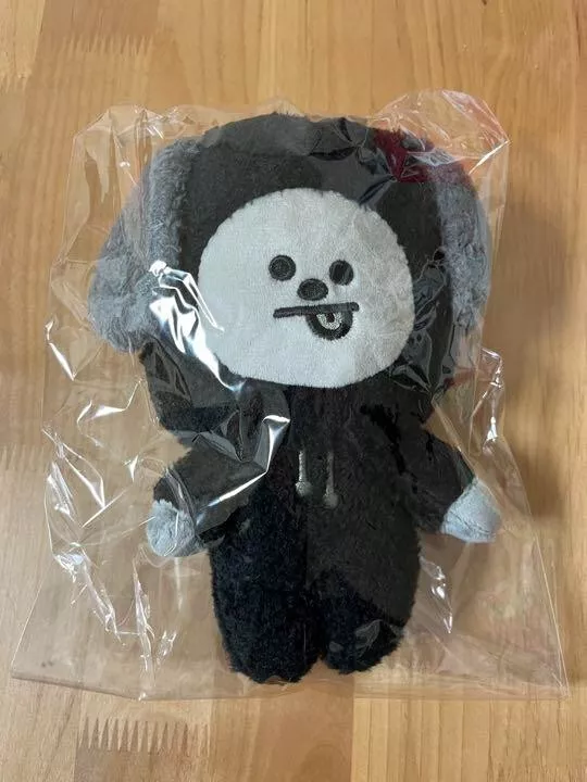 BTS BT21 CHIMMY Monotone Plush Doll LINE FRIENDS BLACK Official
