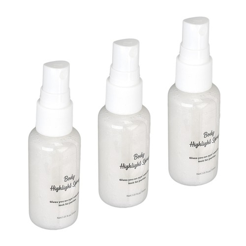 3pcs 30ml Body Glitter Spray Shiny Effect Skin Highlighter Spray For Collarb WPD - Picture 16 of 22