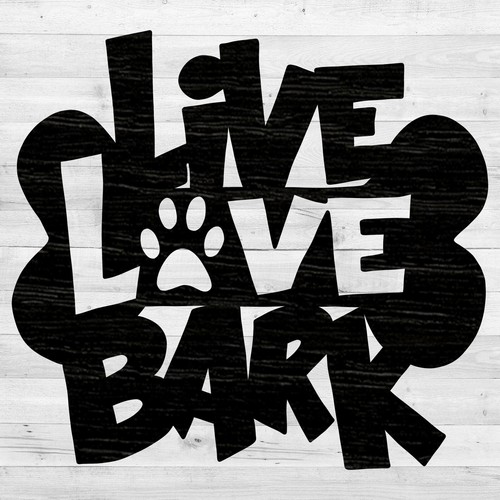 Live Love Bark cut out, Wood plaque sign,wood Crafts,Craft supply, home decor - Picture 6 of 6