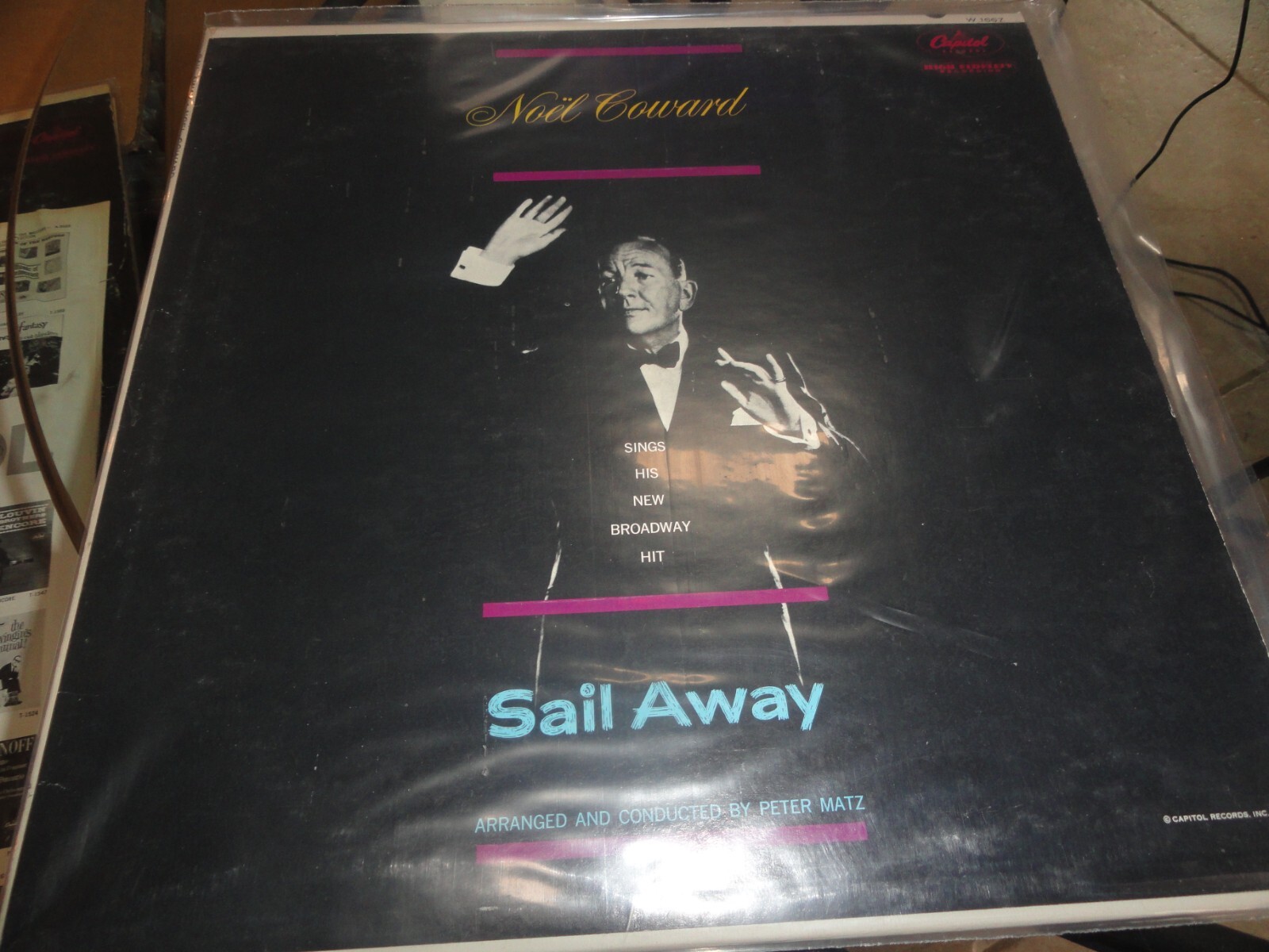 VINYL RECORD LP NOEL COWARD SAIL AWAY 1 CAPITAL RECORDS W1667 eBay