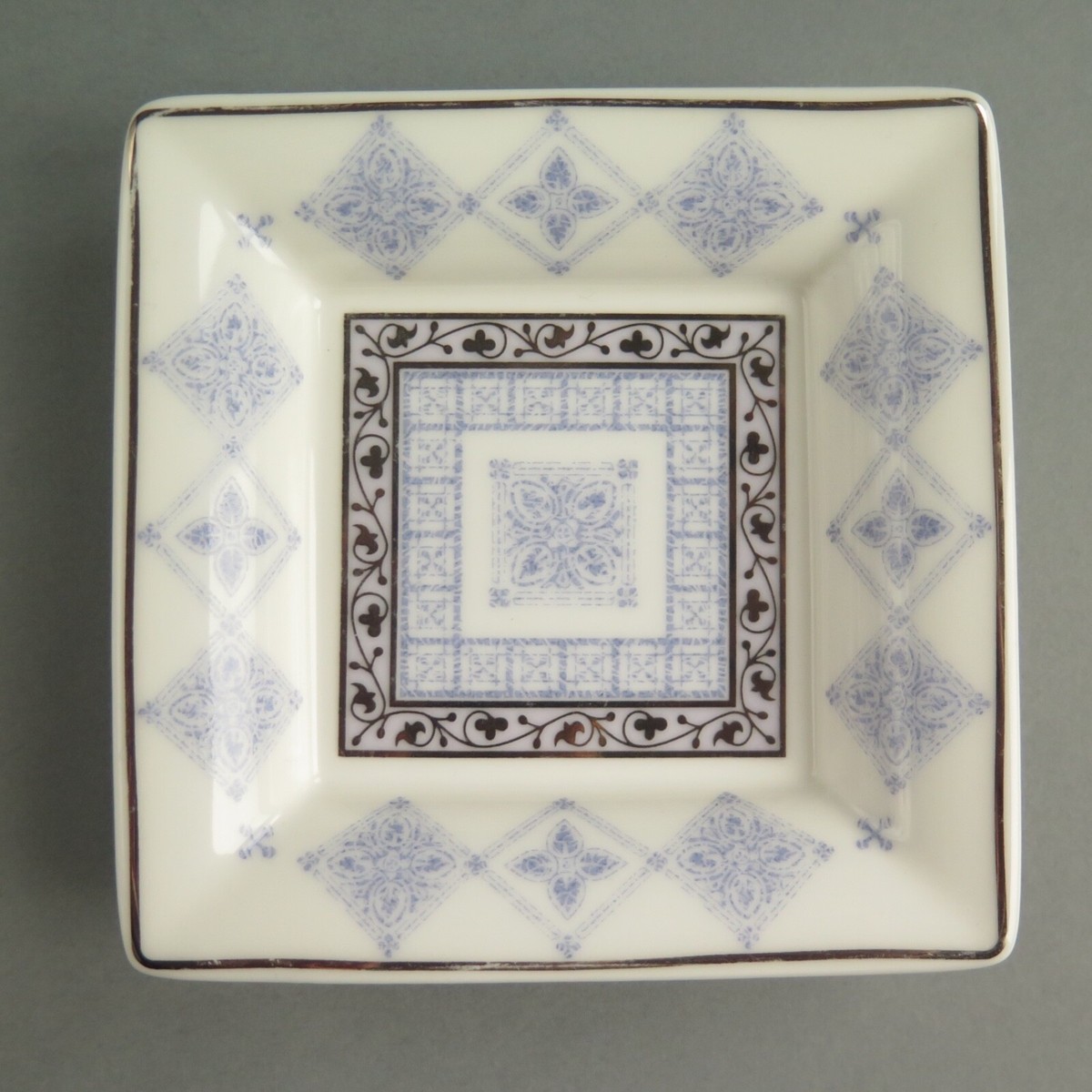 Villeroy & Boch SILVER BLUE AZUREA SQUARE TRAY 9.5 cm | Trinket