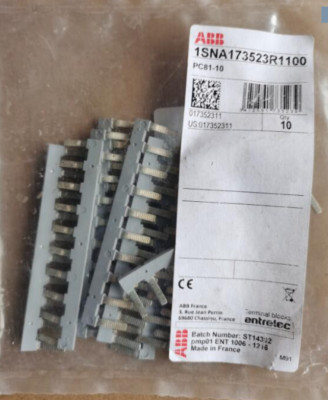 10PCS NEW ABB/TE Wiring terminal attachment PC81(10) PC81-10