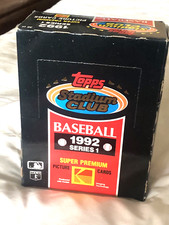 NIB 1992 Topps Stadium Club Baseball Series 1 36 Factory Sealed Packs