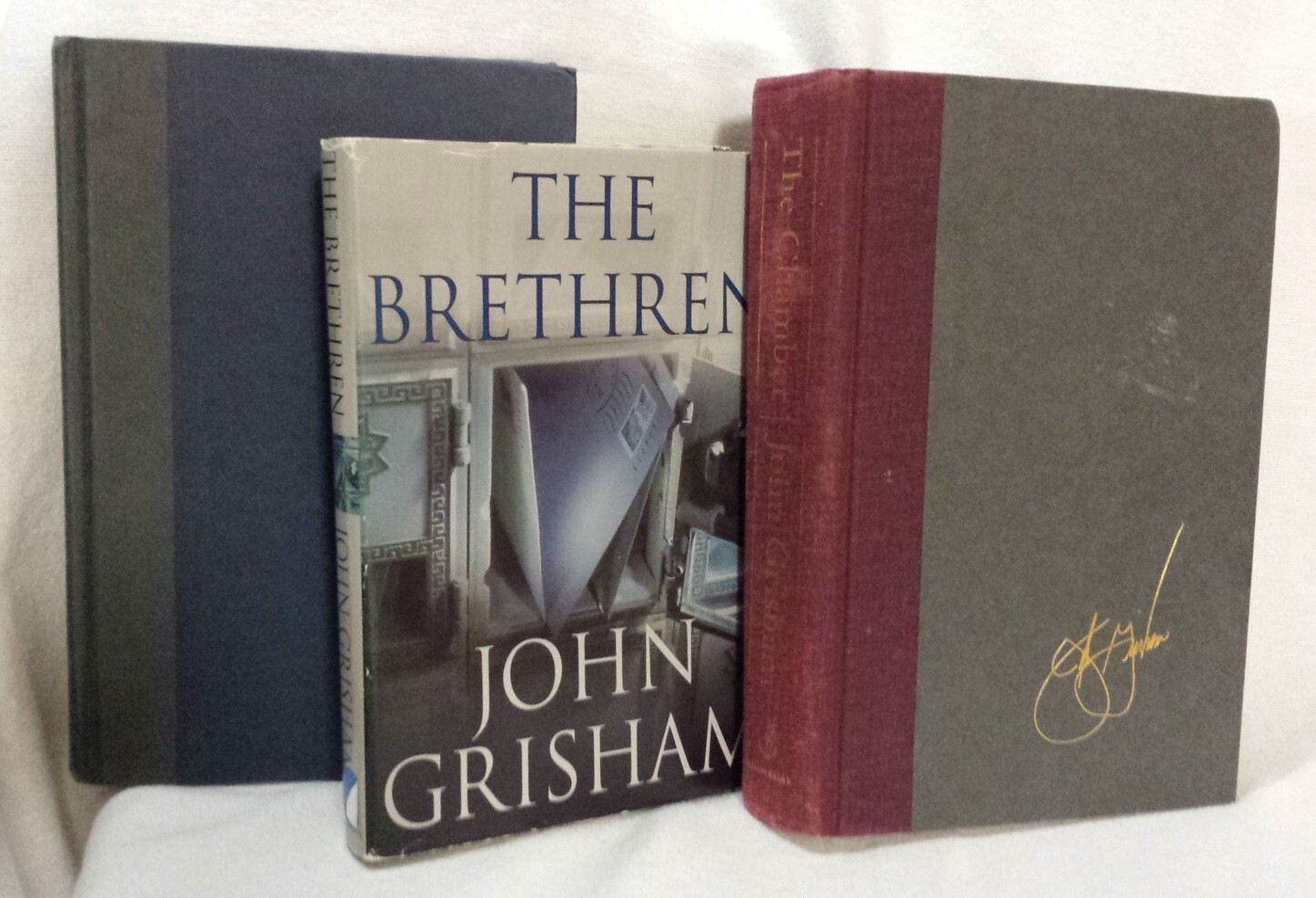Lot of 3 John Grisham HC The Brethren (w/ DJ) The Chamber The Street Lawyer