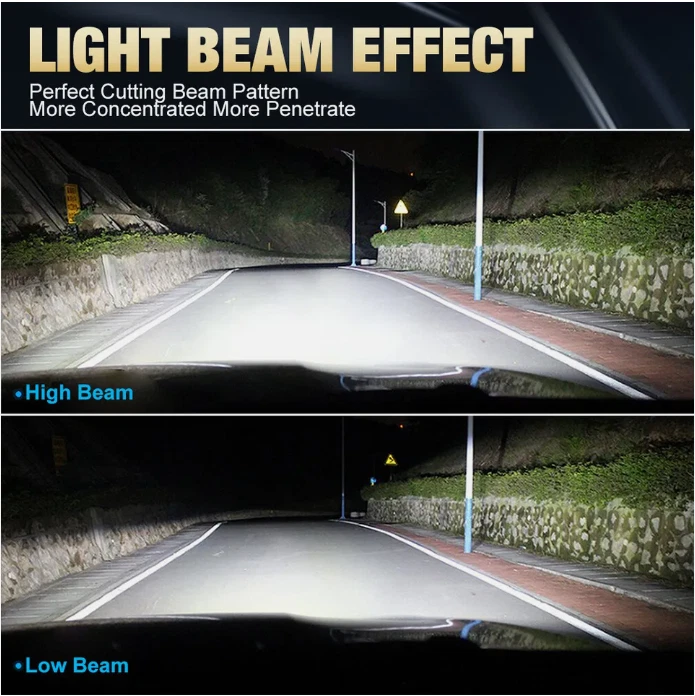 2x H7 LED Faro Bombilla Lente Alto/Bajo 6000k Para Mercedes-Benz ML320 2000-2003 Foto 3 de 4